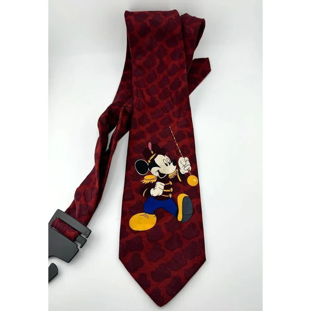 Vintage Mickey Mouse Disney Band‎ Leader Music Balancine INC Tie